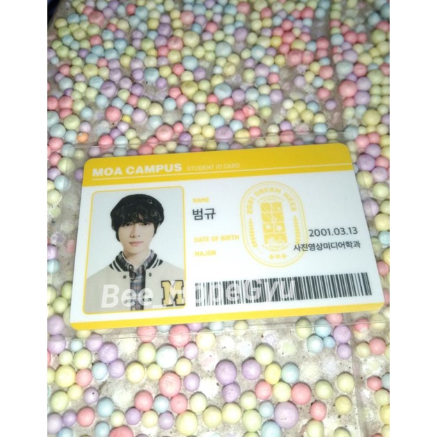 

photocard id card beomgyu txt tomorrow x together Moa production decokit