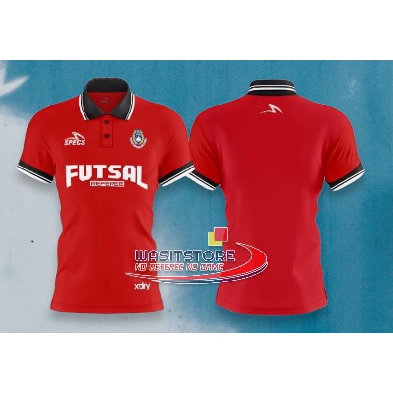 JERSE KERAH POLO T-SHIRT CUSTOM / BAJU WANGKI HARIAN WASIT FUTSAL REFEREE (PSSI - FUTSAL REFEREE)