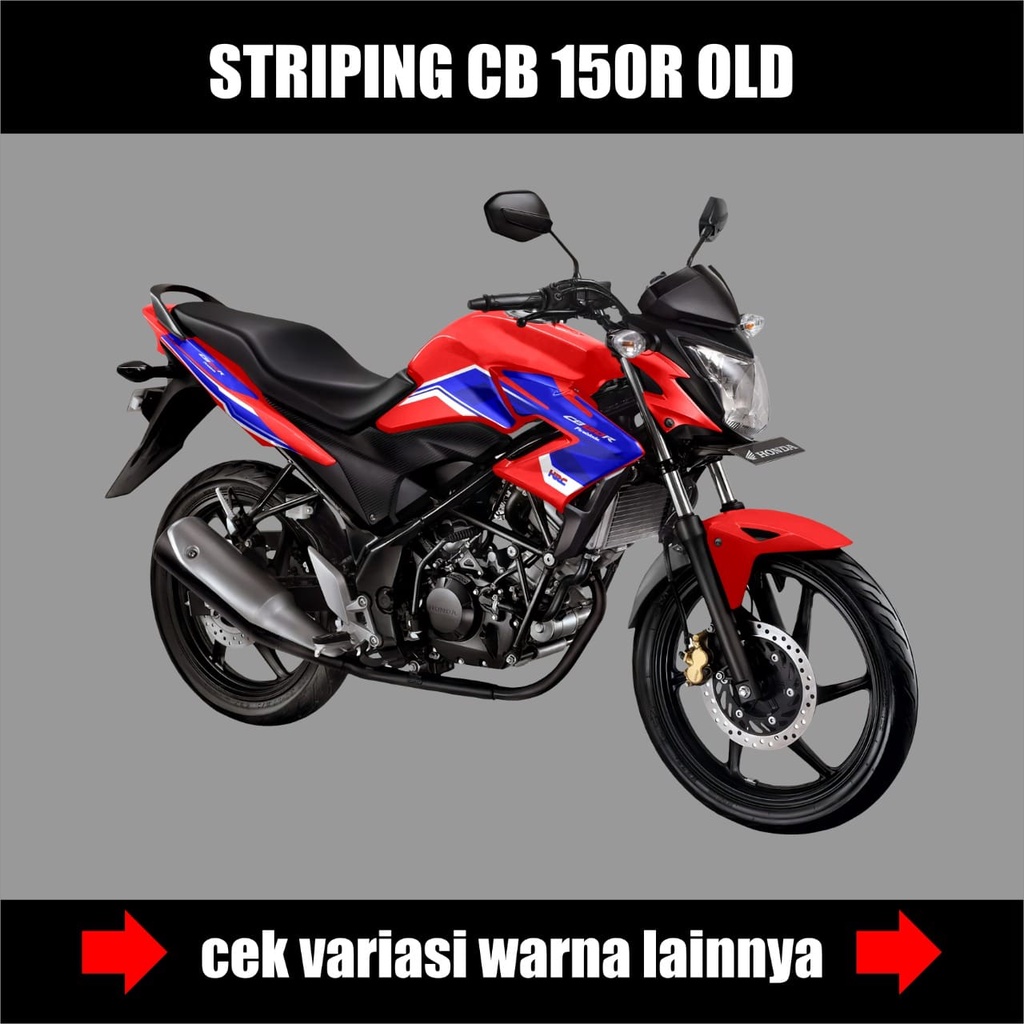 Striping cb150r old / sticker striping honda cb 150r old / stiker variasi cb 150 lama