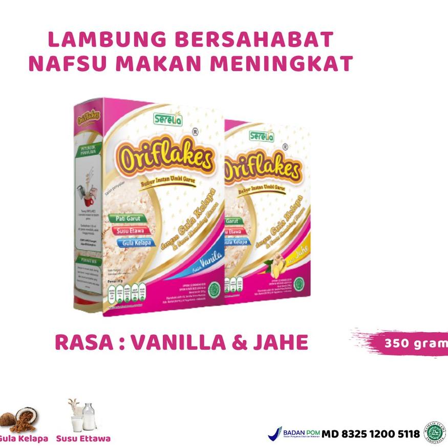 

➽ Oriflakes sereal umbi garut asam lambung susu oriflakes gastro maag gerd 350 gram bubur oriflakes umbi garut ۩