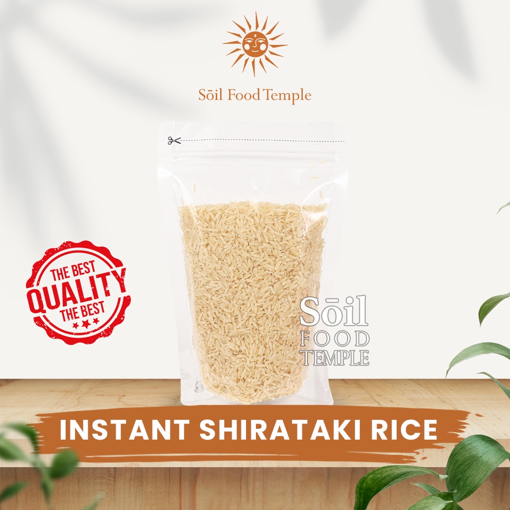 

Instant Shirataki Rice Beras Porang Cepat Saji 500gr - 1kg