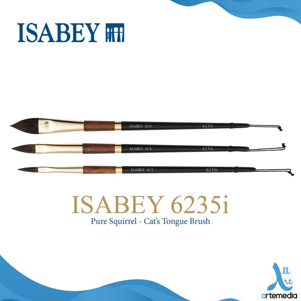 

Kuas Lukis Isabey 6235i Cat Tongue Pure Squirrel Brush Short Handle