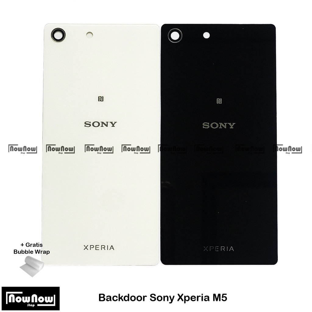 Backdoor Tutup Belakang Baterai Sony M5 / M5 DUAL E5603 E5606 E5653 E5633 E5643 E5663 Backcover Back Casing Housing Cover Belakang Back Case Panel Replacement