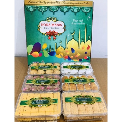 

Paket Kue Lebaran Nona Manis isi 6 Toples Best Seller