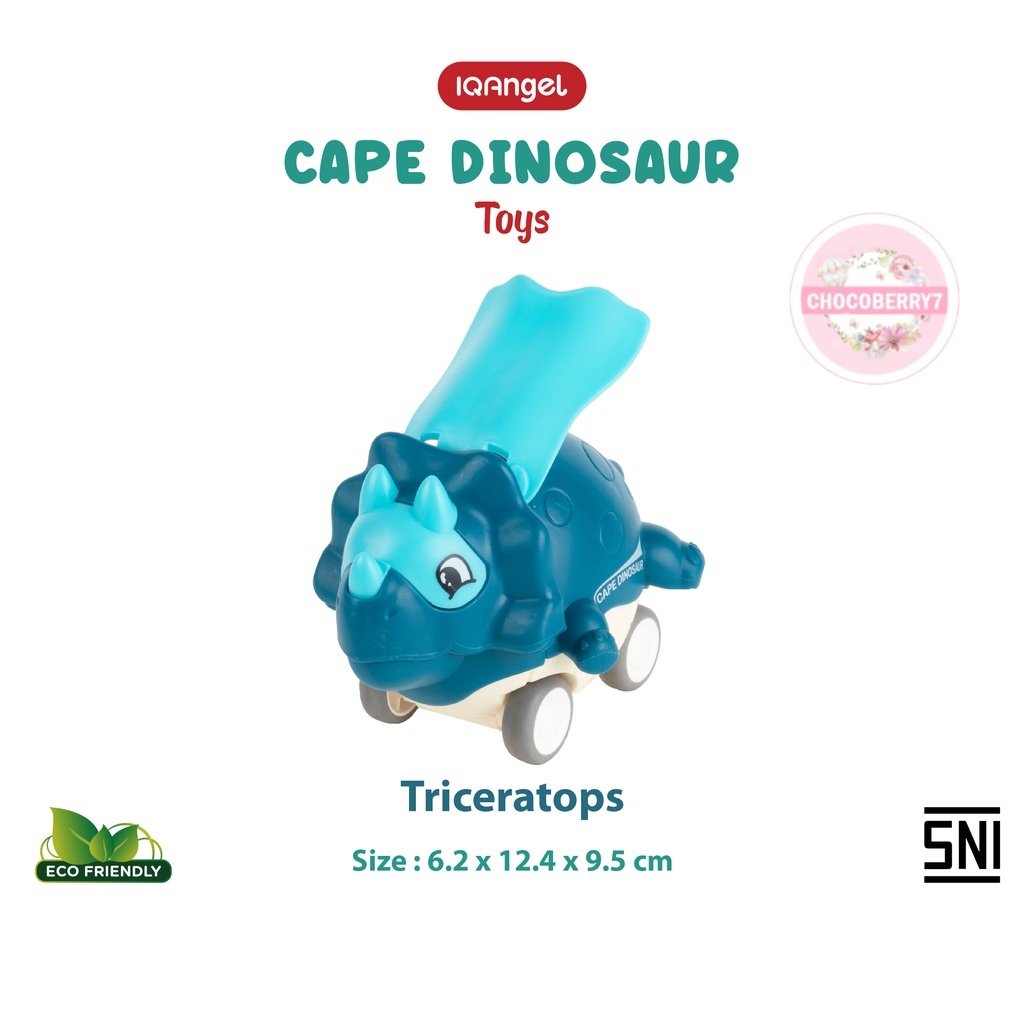 IQAngel Cape Dinosaur Toys Mainan Anak Mobil Dinosaurus IQ668-02/ Mainan Edukasi Anak IQ Angel