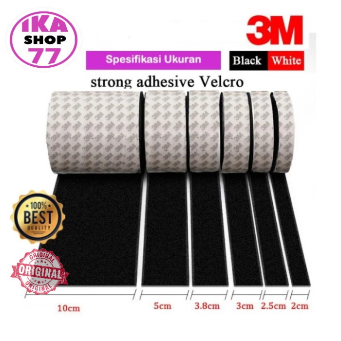 

Terlaris Velcro Strap Magic Tape 3M Velcro Perekat Kain Serbaguna Praktis
