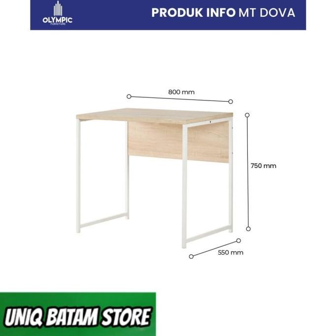 MEJA KERJA OLYMPIC PAKET MEJA BELAJAR/MEJA KERJA+ KURSI MT DOVA BATAM EL09I09A82L