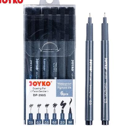 

DISKON BRANDS FESTIVAL Spidol Drawing Joyko DP-298S / Drawing Pen Joyko 6 set murah