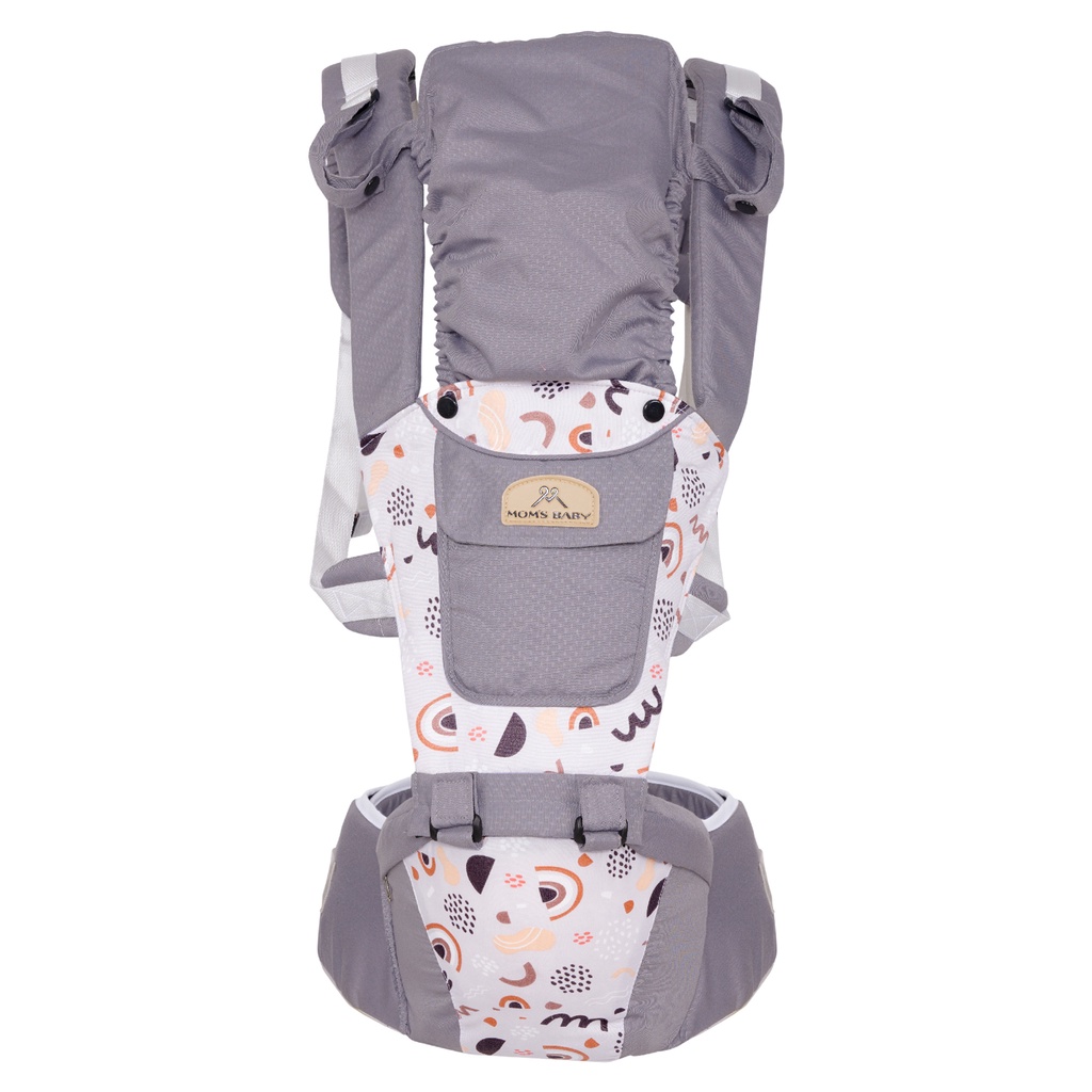 Gendongan Bayi Hipseat + Ransel 7 Fungsi Mom's Baby Mildy MBG 2019 / Aurora MBG2039