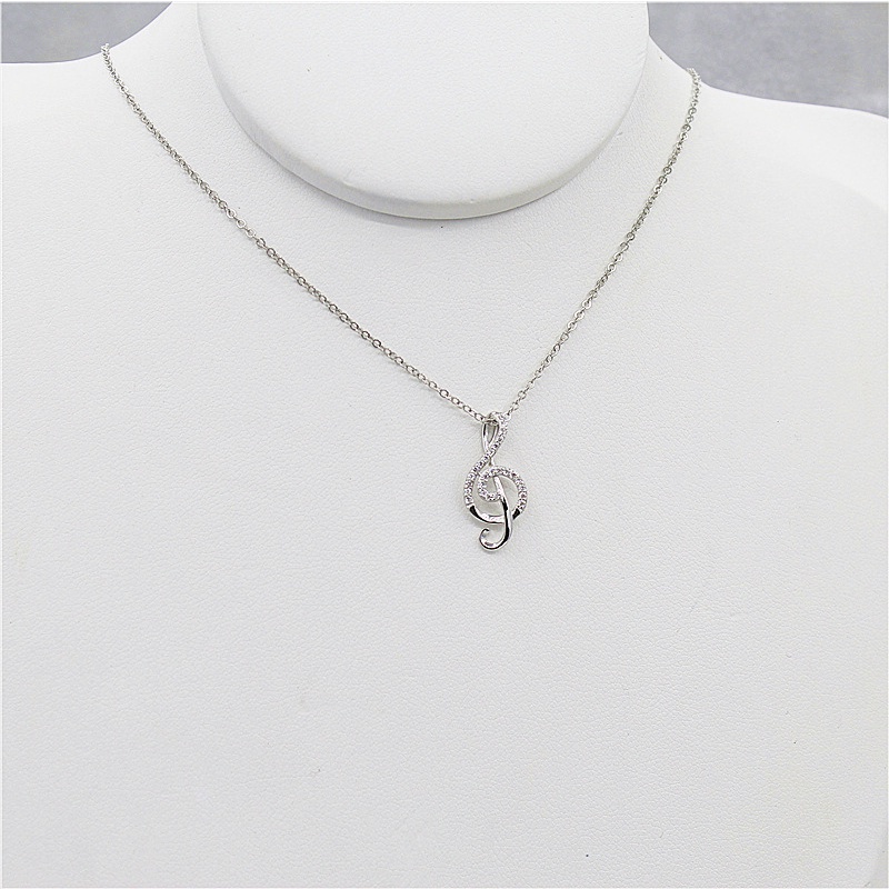 MMM Kalung 6538 Titanium Crystal Woman Fashion Jewerly impor