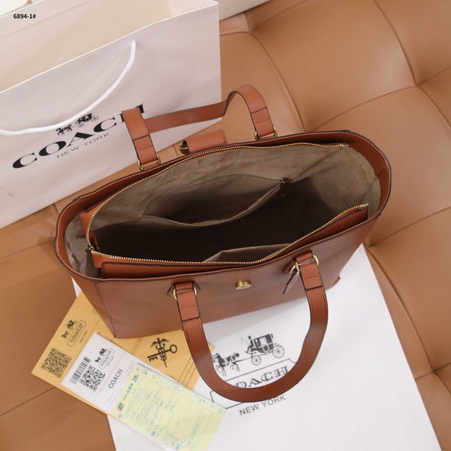 COA Leather Theo Tote Bag 6894-1