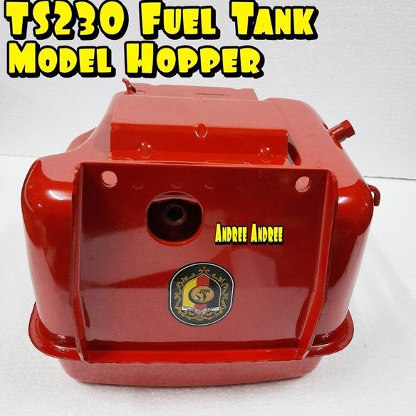 TS-230 model Hopper Fuel Tank Assy Tangki Solar Komplit Tutup dan Saringan Tangki mesin Yanmar TS230