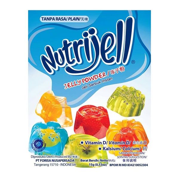 

Nutrijell Rasa Plain 15 Gr