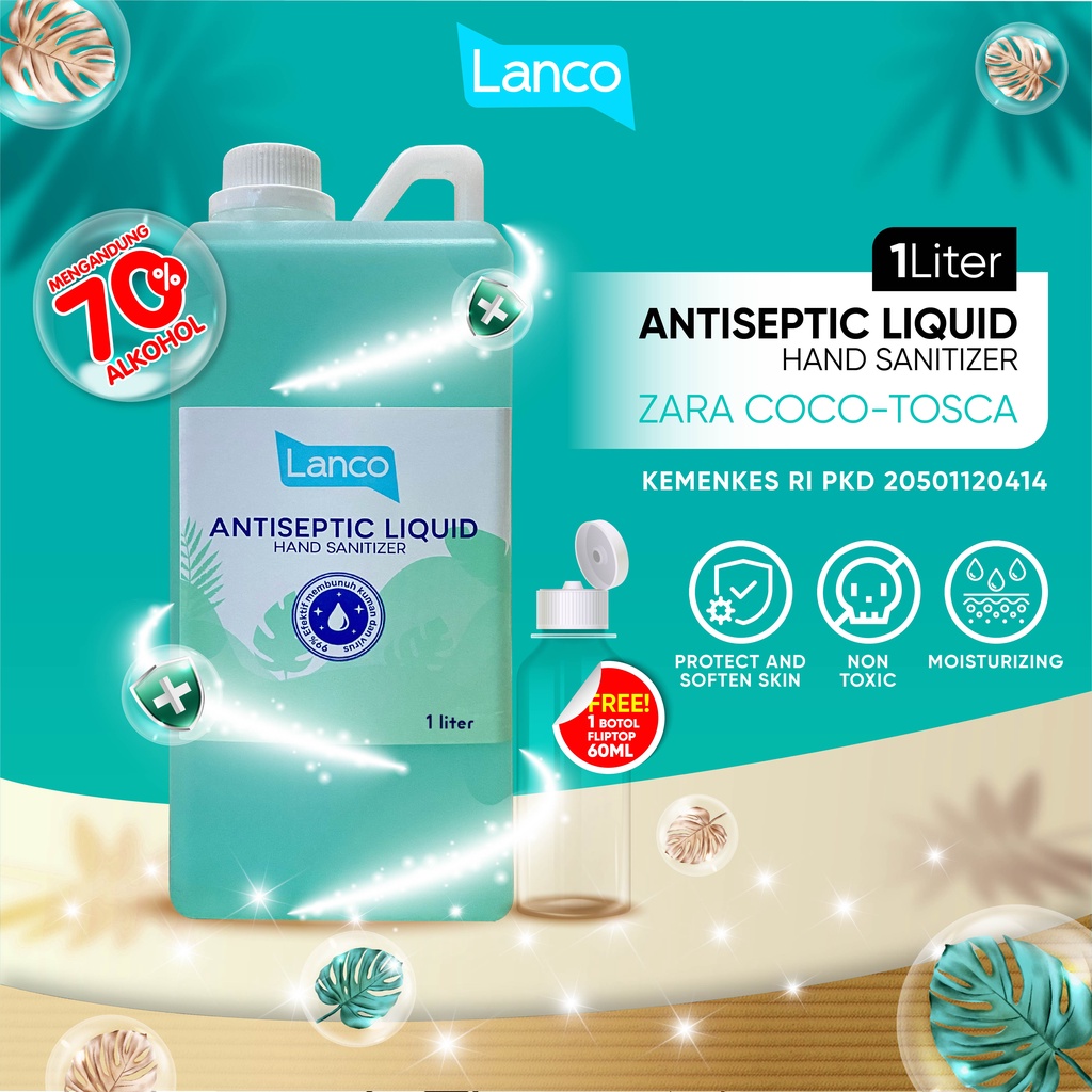 [Ready Stock] Hand Sanitizer Cair 1 Liter
