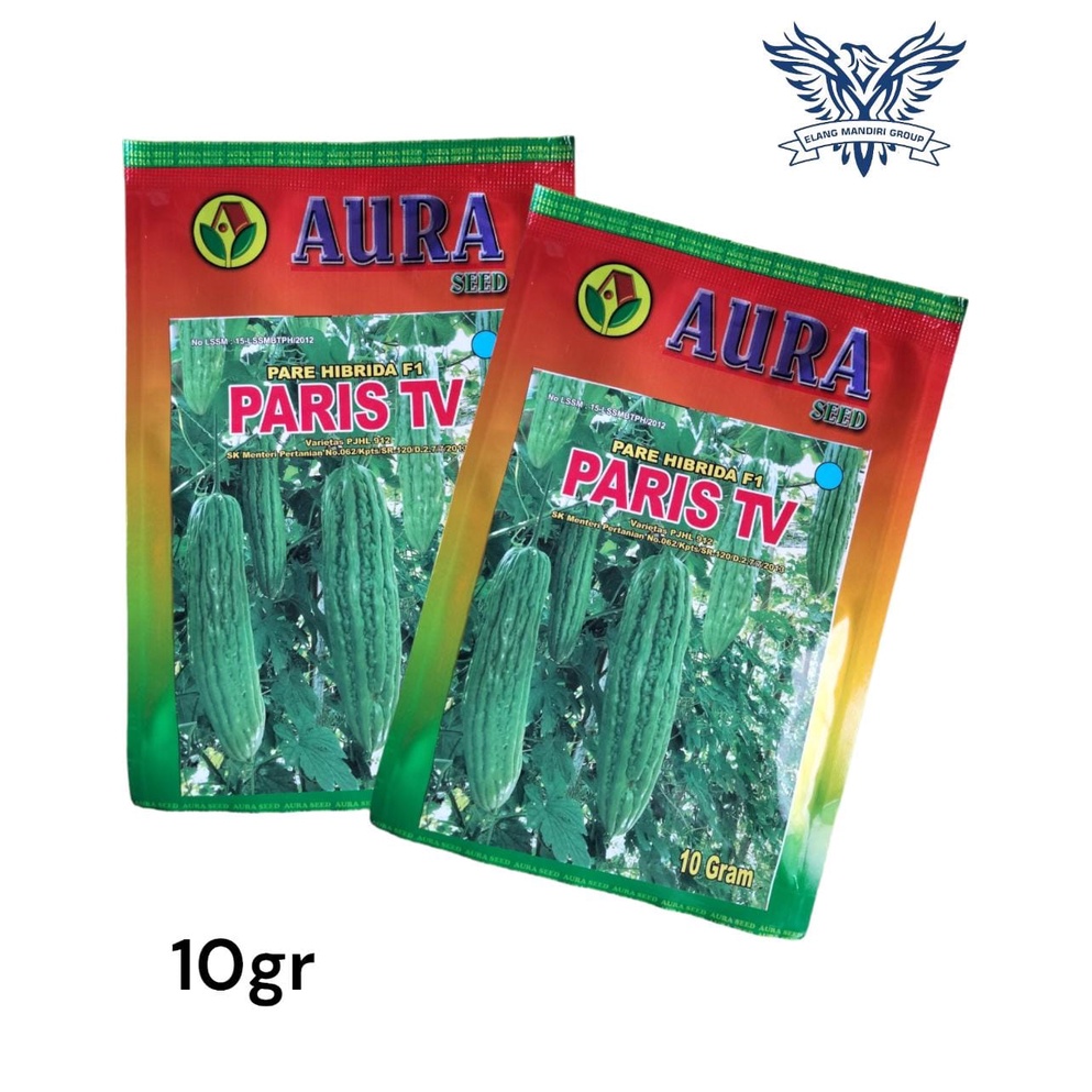 BENIH PARIA PARE PARIS TV F1/TIKTOK F1/MUKTI TV F1/LISA F1 Bibit Sayuran Pare Original Aura seed ori 212