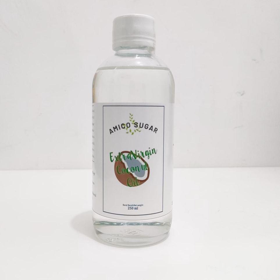 

Promo Extra Virgin Coconut Oil VCO 250 mL - Amico Sugar