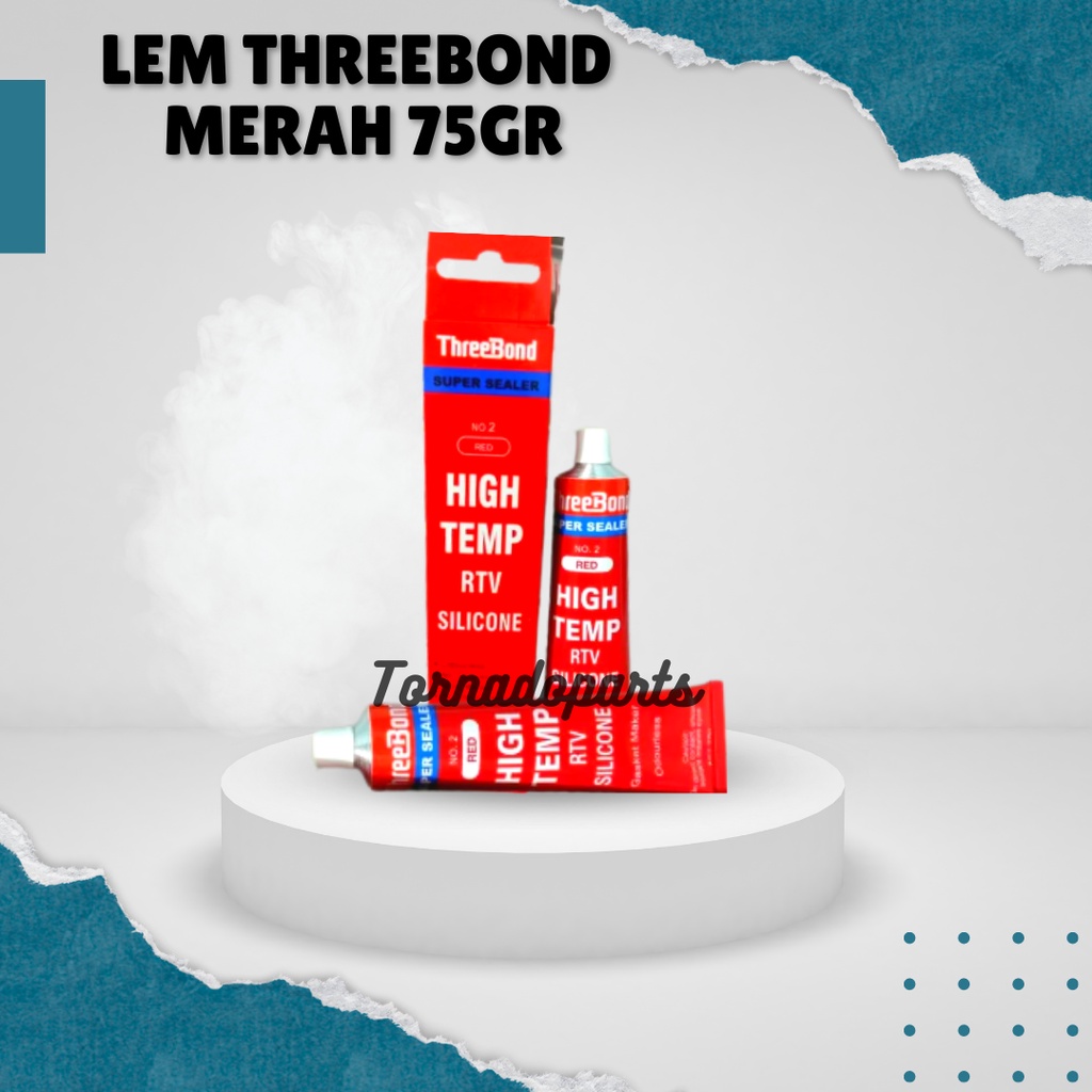 

LEM THREEBOND NO 2 RED 75GRAM SILICONE RTV HIGH TEMP SUPER SEALER