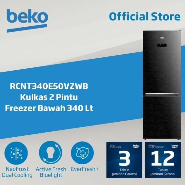 BEKO KULKAS 2 PINTU INVERTER 340L RCNT340E50VZWB