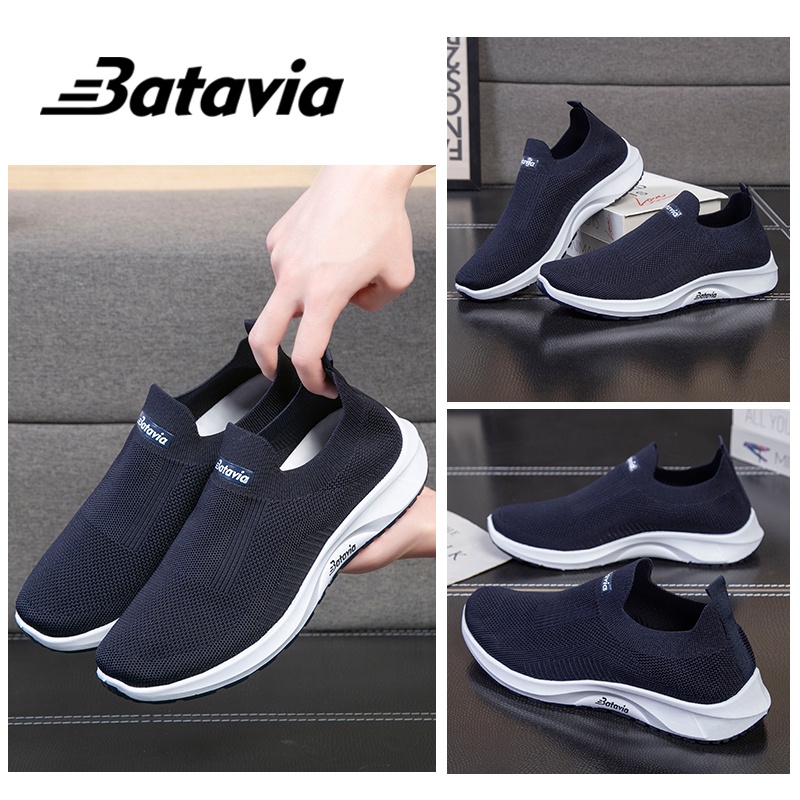 Batavia IMPORT SEPATU SLIP ON PRIA SPORT ONKE + BOX DAN KAOS KAKI B22