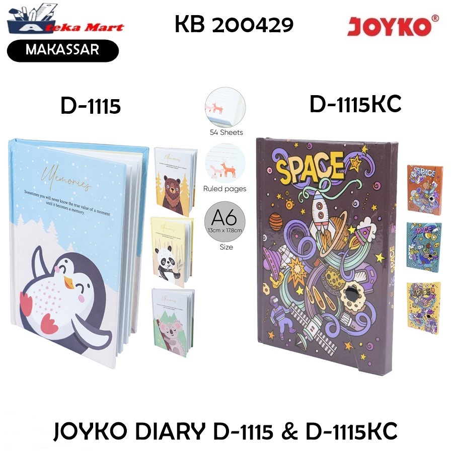 

JOYKO DIARY D-1115MM D-1115KC BUKU CATATAN
