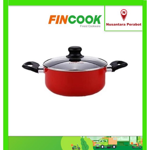 Terlaris Fincook Do 20/24 01Tf Dutch Oven Nonstick Coating (Panci Anti Lengket)
