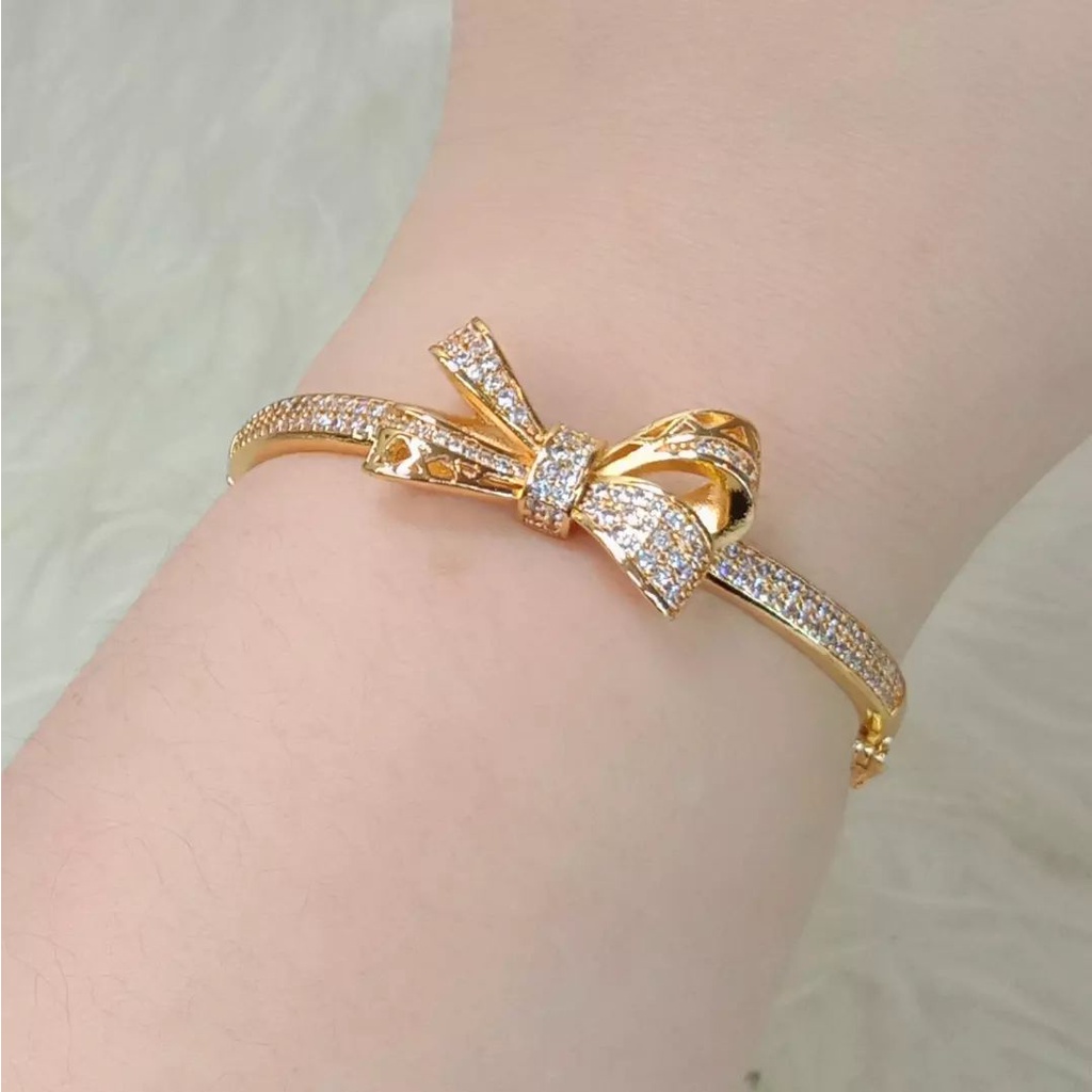 La Vienne - Gelang Titanium Wanita Anti Karat - Perhiasan Titanium Bangle - Favorite Collection