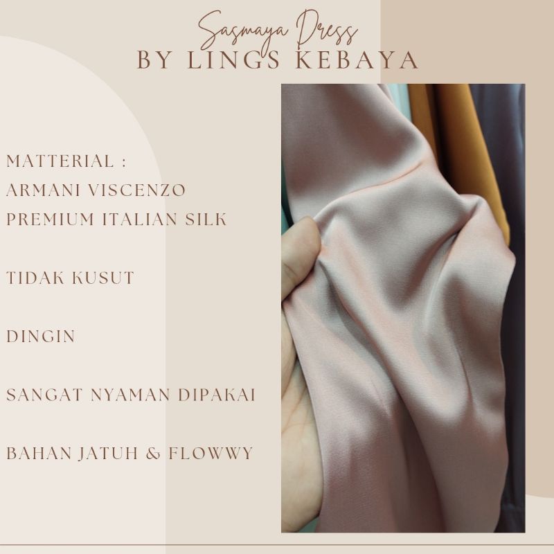 Bridesmaid Dress Kondangan Muslim Sage Green Dusty Pink Rosegold Mauve Taro Broken White Bronze Teracotta