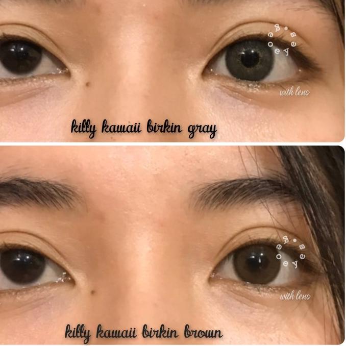 ✨Promo✨ Hari Ini Softlens Kitty Kawaii Birkin - Warna Gray Brown bisa minus ?