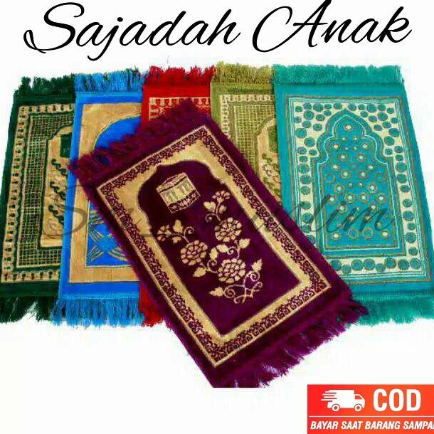 Sajadah Anak Kecil Bludru Halus Tebal Best Quality