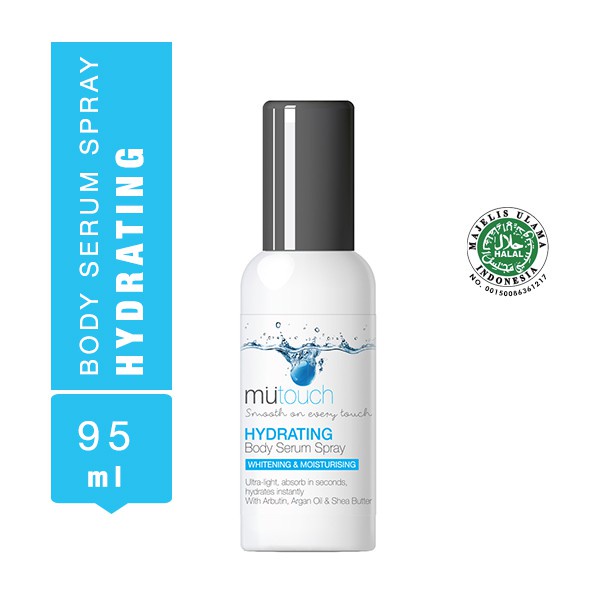 [BODY SERUM SPRAY] [95ML] [BPOM] MuTouch Whitening Body Serum Spray Hydrating | Revitalizing 95ml (Body Lotion) | Whitening_Cerianti