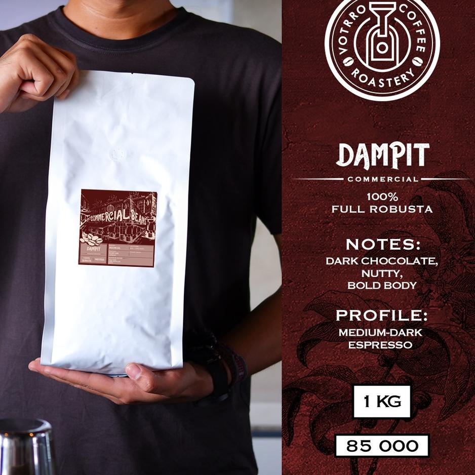 

♫ Biji Kopi 100% Full Robusta Dampit Roasted Commercial - BEST PRICE ✥