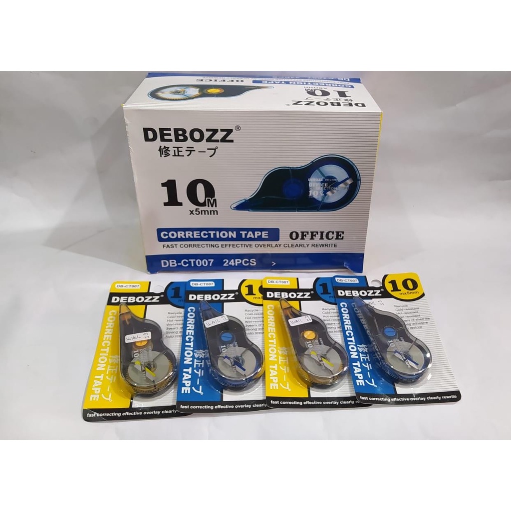 

DEBOZZ CORRECTION TAPE DB-CT007/TIPE X KERTAS PANJANG 10m