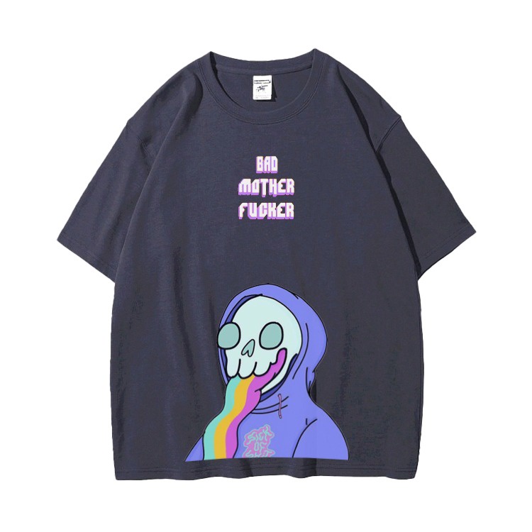 Mokokomo Kaos T-shirt BMF Alien Oversize Atasan Oversize Unisex