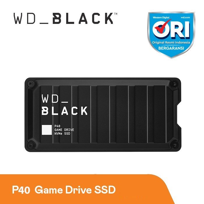 WD Black P40 500GB 1TB 2TB Game Drive - SSD Eksternal Gaming