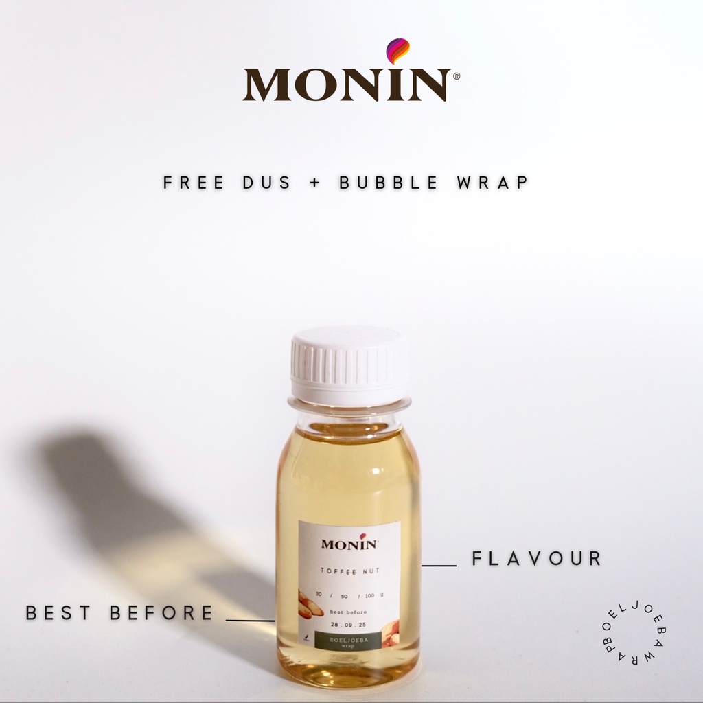 Monin Toffee Nut Syrup Repack [30, 50, 100] g