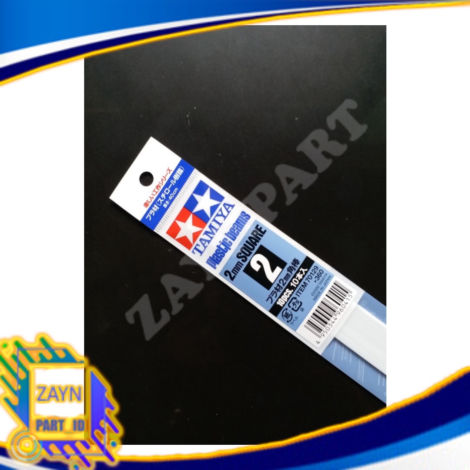 Tamiya Plastic Beam Square 2mm - Model Kit Gundam Diskon