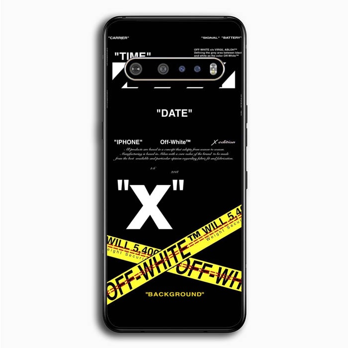 Casing Hardcase Custom Hp LG V60 V50 V40 V30 V20 ThinQ Off White Date AB1048 Case Cover