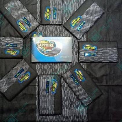 ✷ SARUNG SAPPHIRE HITAM TUMPAL ❊