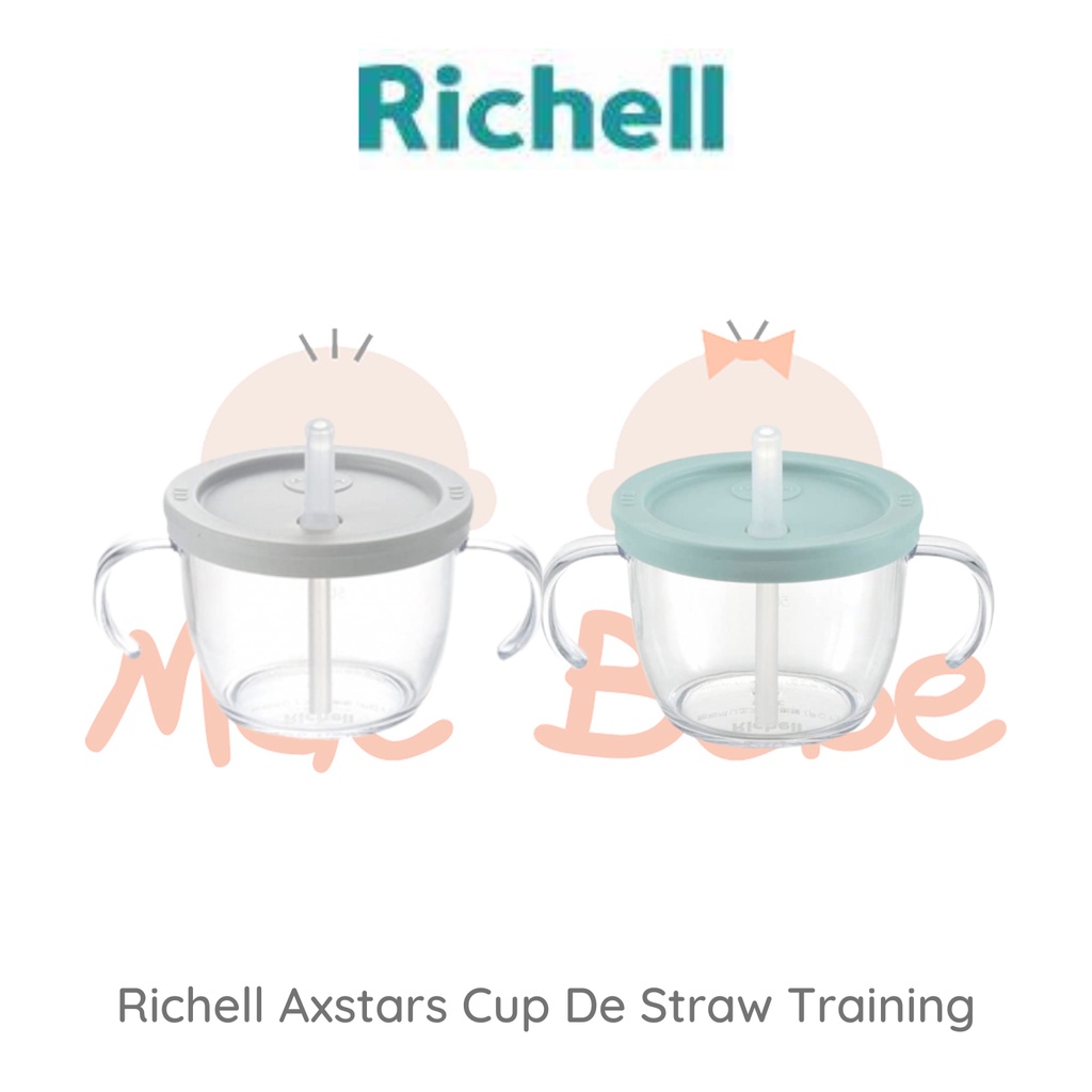 Richell Axstars Cup De Straw Training Mug 6m+ 200ml