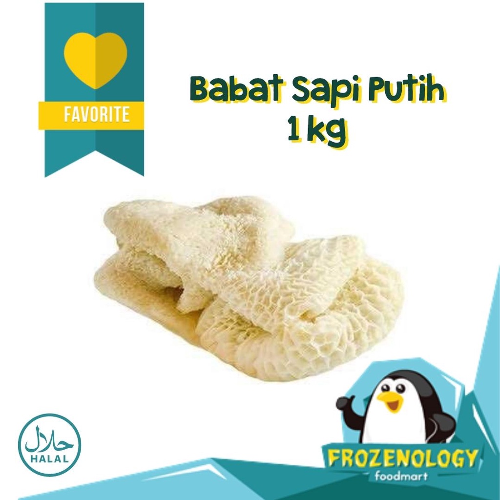 Babat Sapi Putih 1 Kg | Babat Sapi bersih & Fresh siap masak