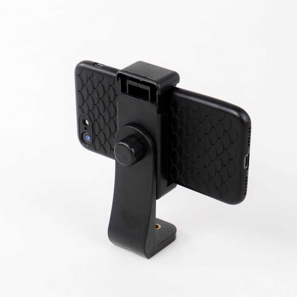 Smartphone Clip Bracket Holder Mount Tripod Monopod - F360 - Black