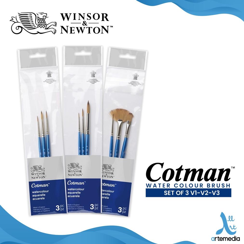 

Kuas Lukis Winsor & Newton Cotman Brush Set 3 Synthetic Brush