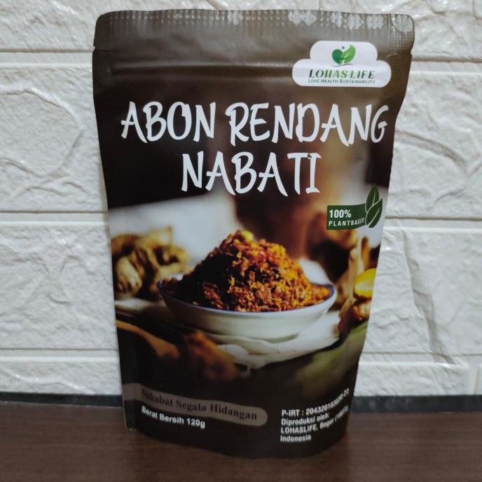 

+%+%+%] Abon rendang nabati vegan / vegetarian