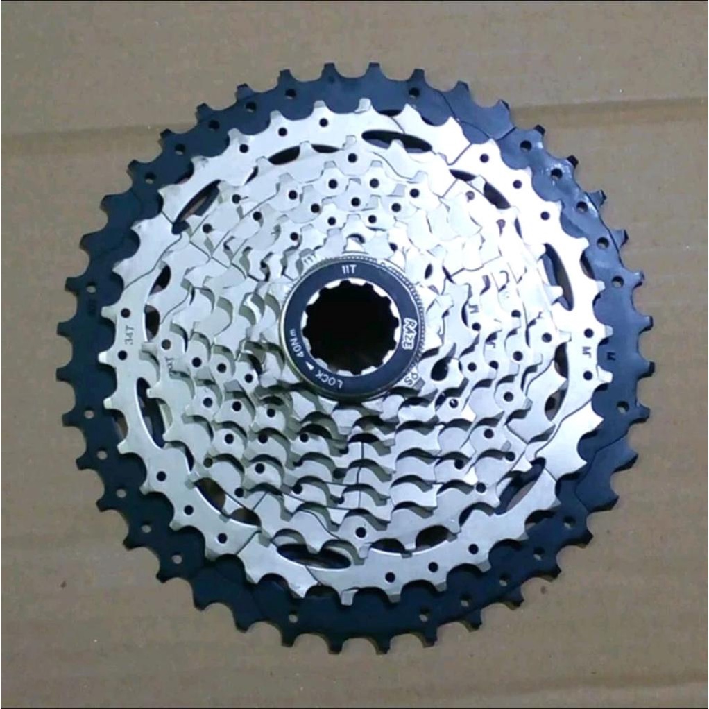 TERMURAH!!! Sprocket Sepeda 9 Speed Cassete 11-40T / RAZE Silver / Realpict