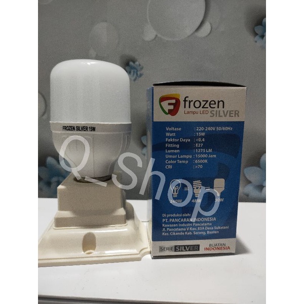 Lampu LED Capsule FROZEN SILVER 15 Watt SNI