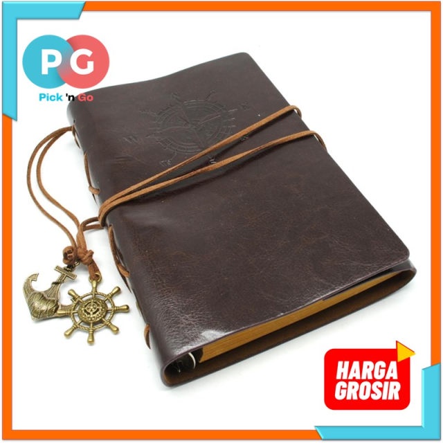 

Buku Catatan Harian Binder Kulit Retro Pirate Daily Notebook - 8005 - PGPR