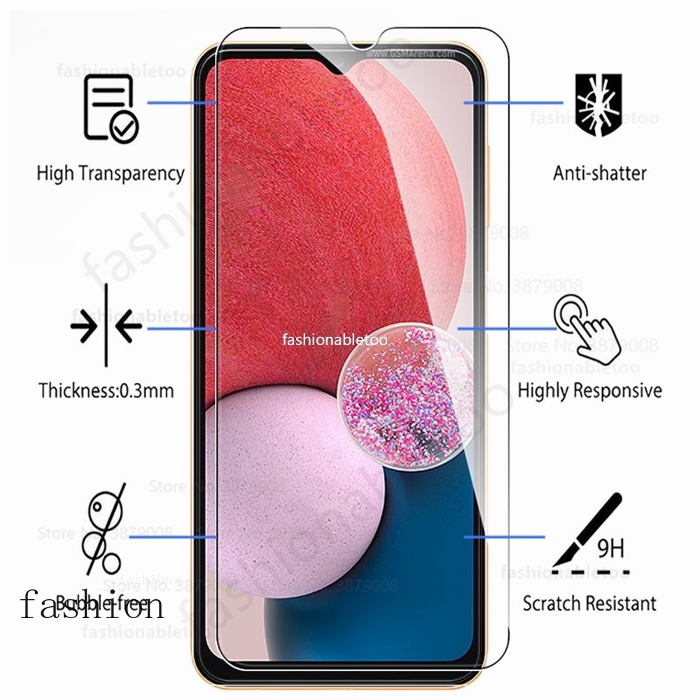 Pelindung Layar Bahan Tempered Glass Realme C30 / Realme C30s Paket 2 in 1