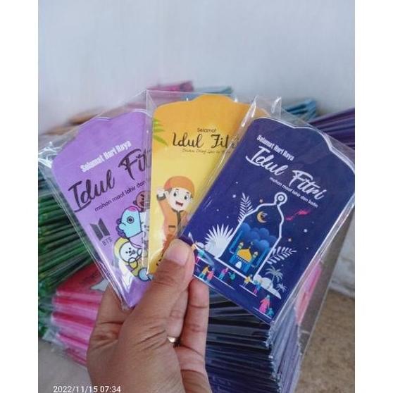 

AMPLOP LEBARAN PAKET1KG ISI 90PACK(900PCS) MOTIF KARAKTER AMPLOP LEBARAN 2023 EL09I09A82L