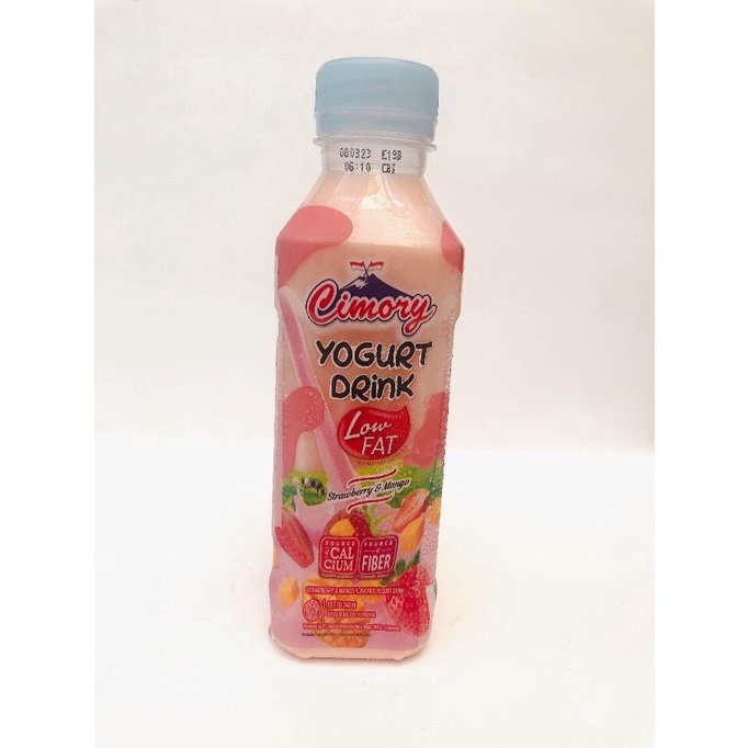 

Cimory Yogurt Drink Botol 240ml Strawberry & Mango Low Fat