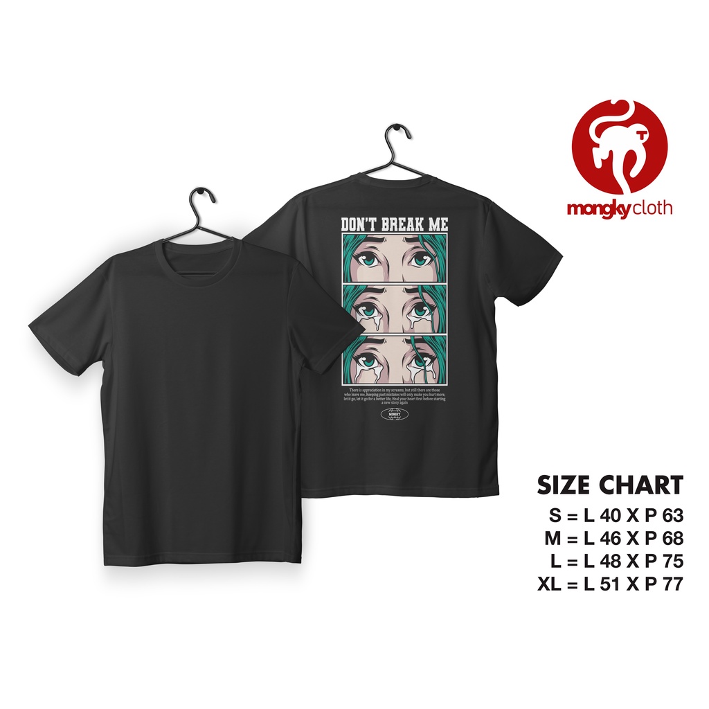 Kaos heart break aesthetic desain terbaru